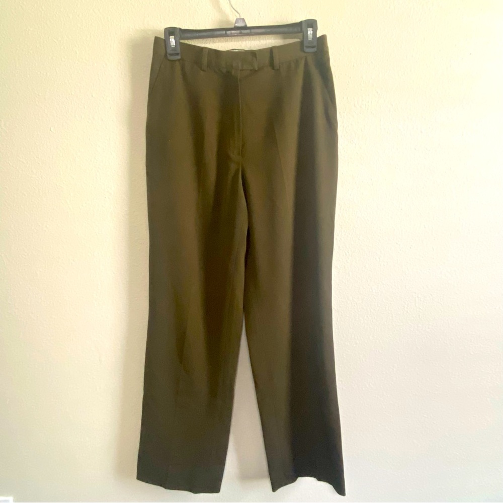 Olive green John Meyer Studios trousers w99
